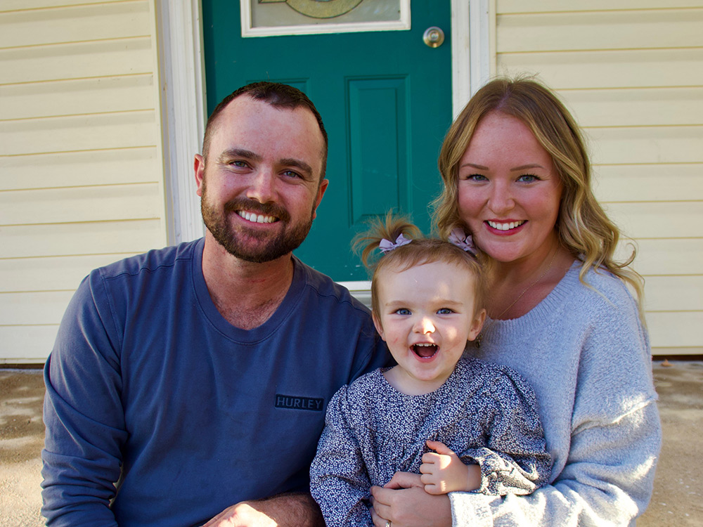 Brent and Aimee Maw, founders of Horizon Tree Company, a family-owned tree service in Orillia, ON.